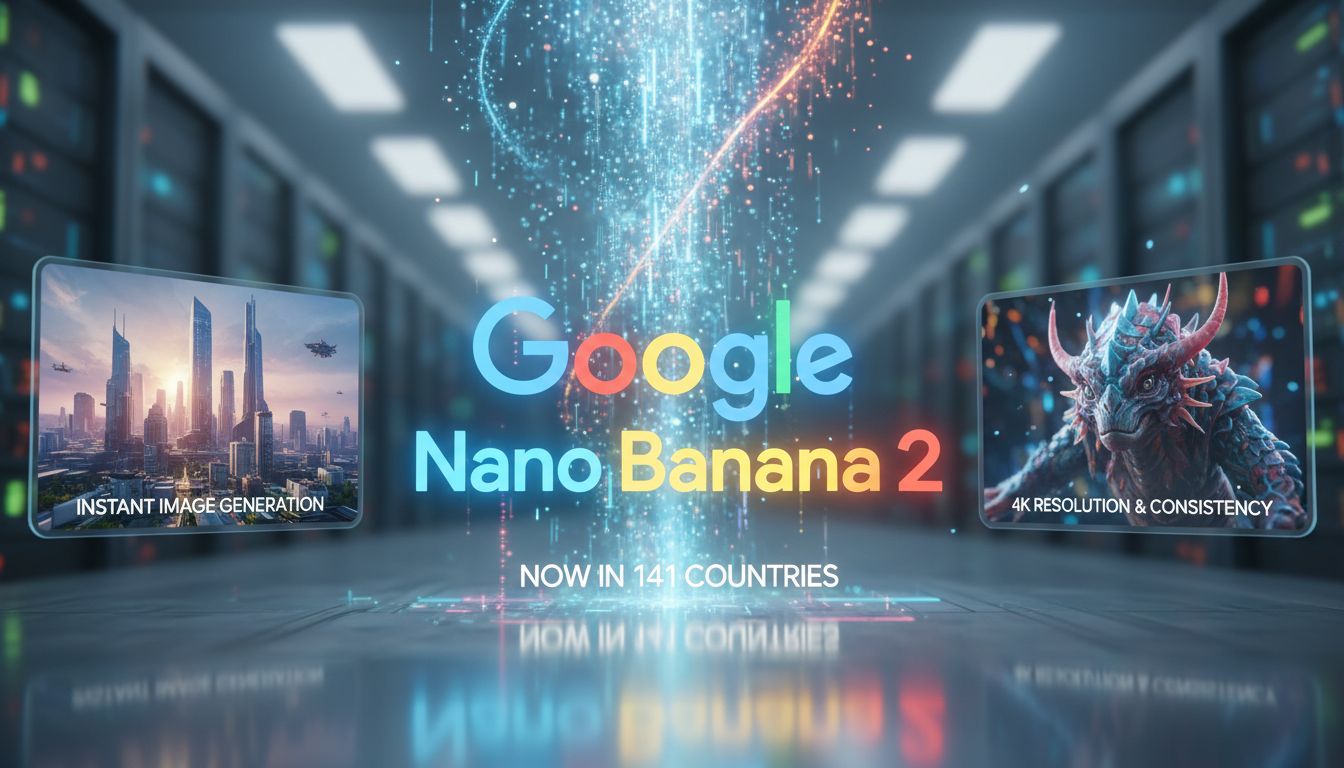גוגל משיקה את Nano Banana 2 עם יצירת תמונות מהירה ואיכותית יותר
